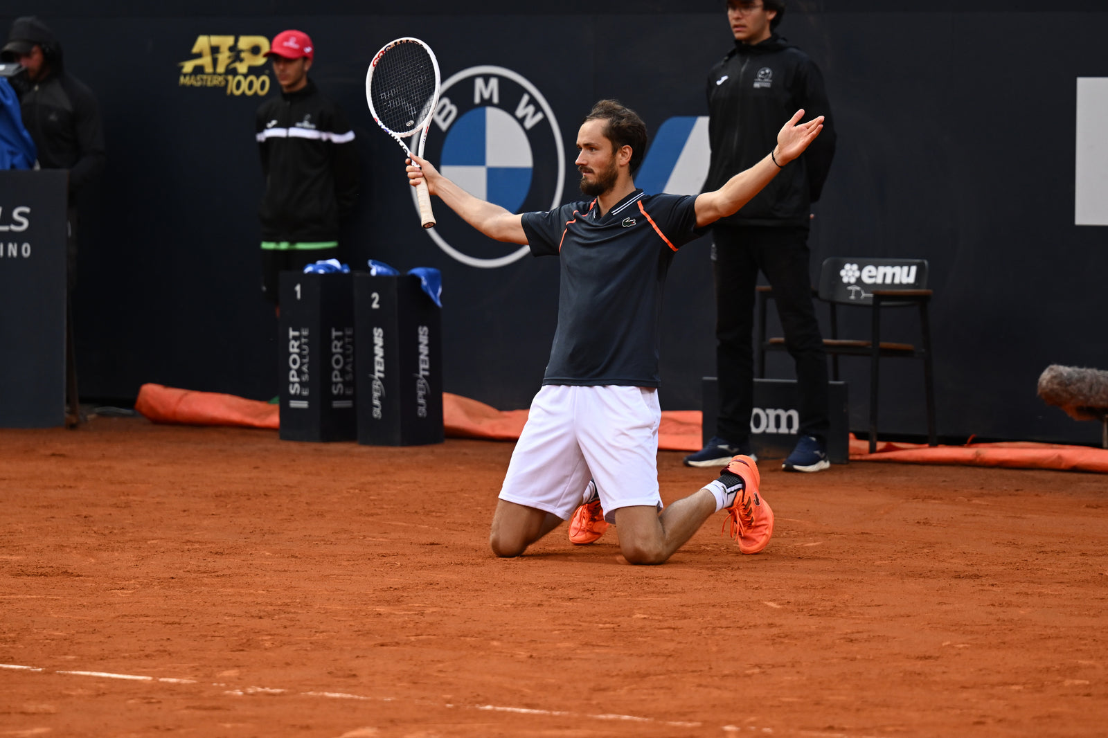 Daniil Medvedev playing with Tecnifibre Razorcode Soft