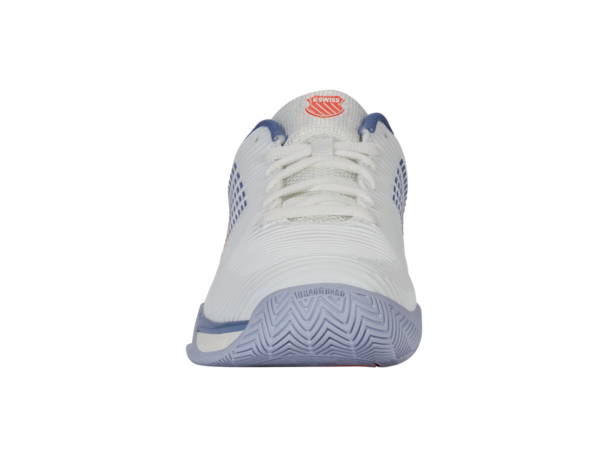 K-Swiss Hypercourt Express 2 (Mens) - Lucent White/Infinity/Scarlet Ibis