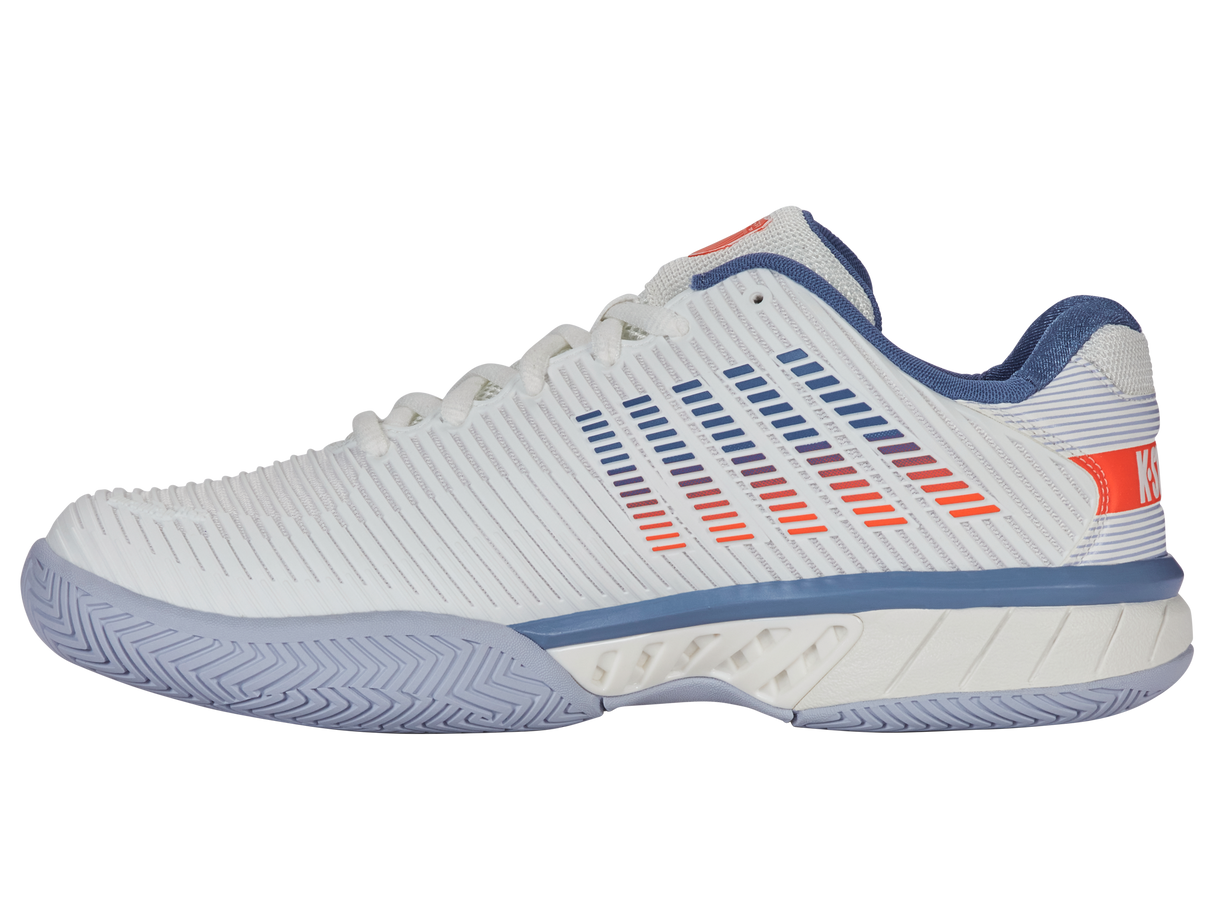 K-Swiss Hypercourt Express 2 (Mens) - Lucent White/Infinity/Scarlet Ibis