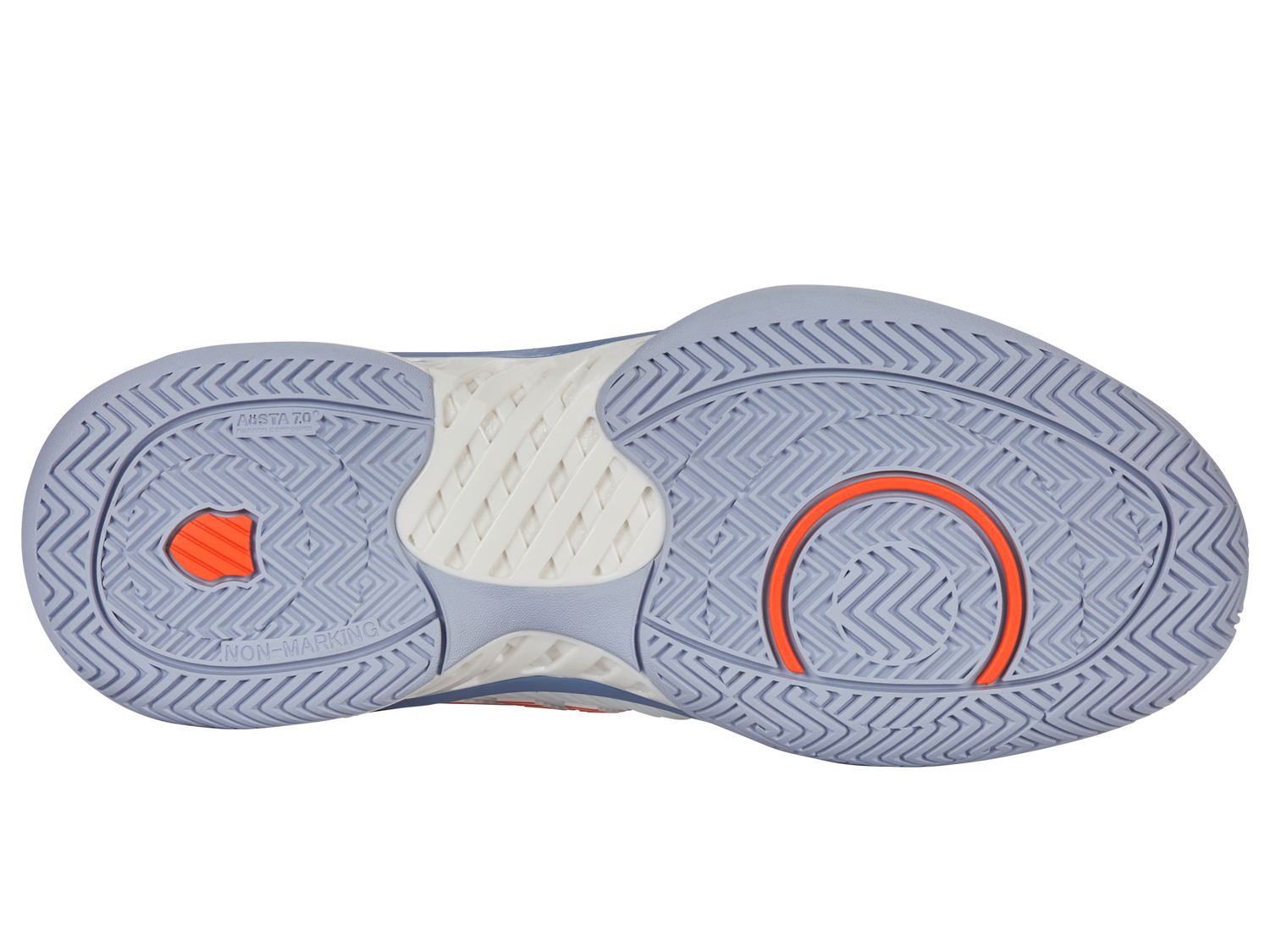 K-Swiss Hypercourt Express 2 (Mens) - Lucent White/Infinity/Scarlet Ibis