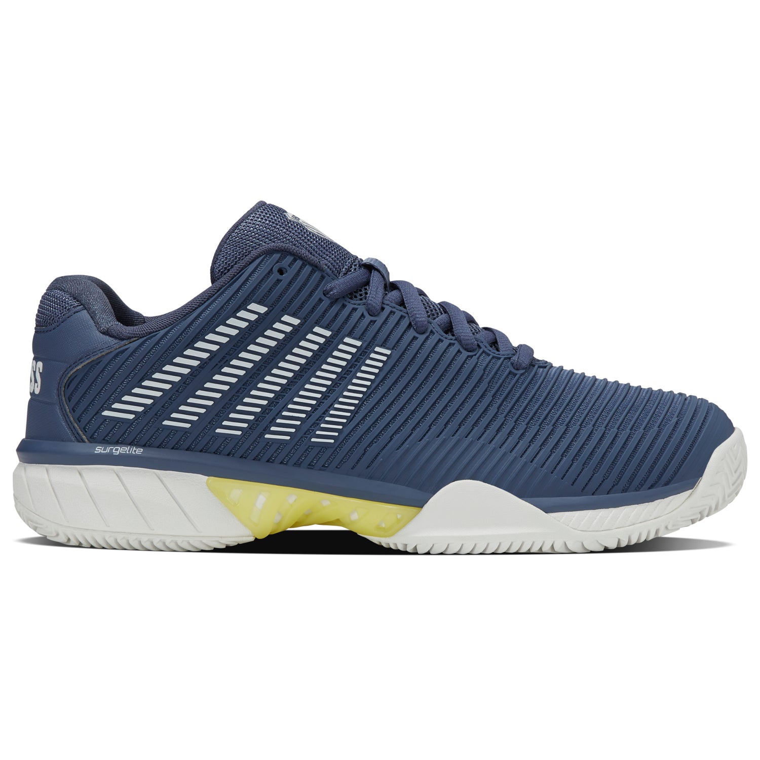 K-Swiss Hypercourt Express 2 Clay Court Tennis Shoe (Mens) - Vintage Indigo/Blanc De Blanc/Luminary Green
