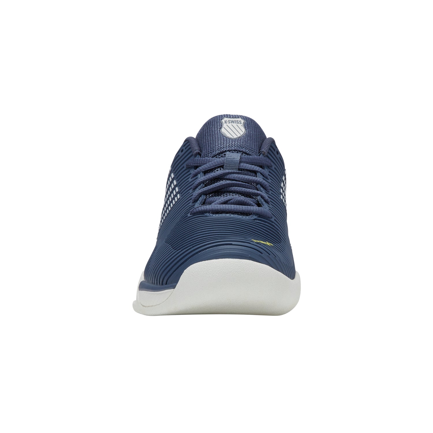 K-Swiss Hypercourt Express 2 Carpet Court Tennis Shoe (Mens) - Vintage Indigo/Blanc De Blanc/Luminary Green