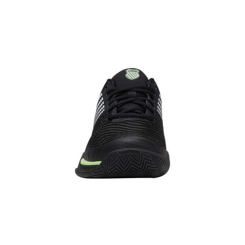 K-Swiss Express Light 3 Tennis Shoe (Mens) - Black/Soft Neon Green