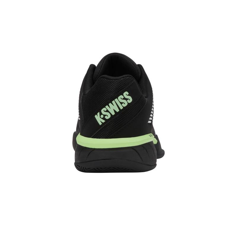K-Swiss Express Light 3 Tennis Shoe (Mens) - Black/Soft Neon Green