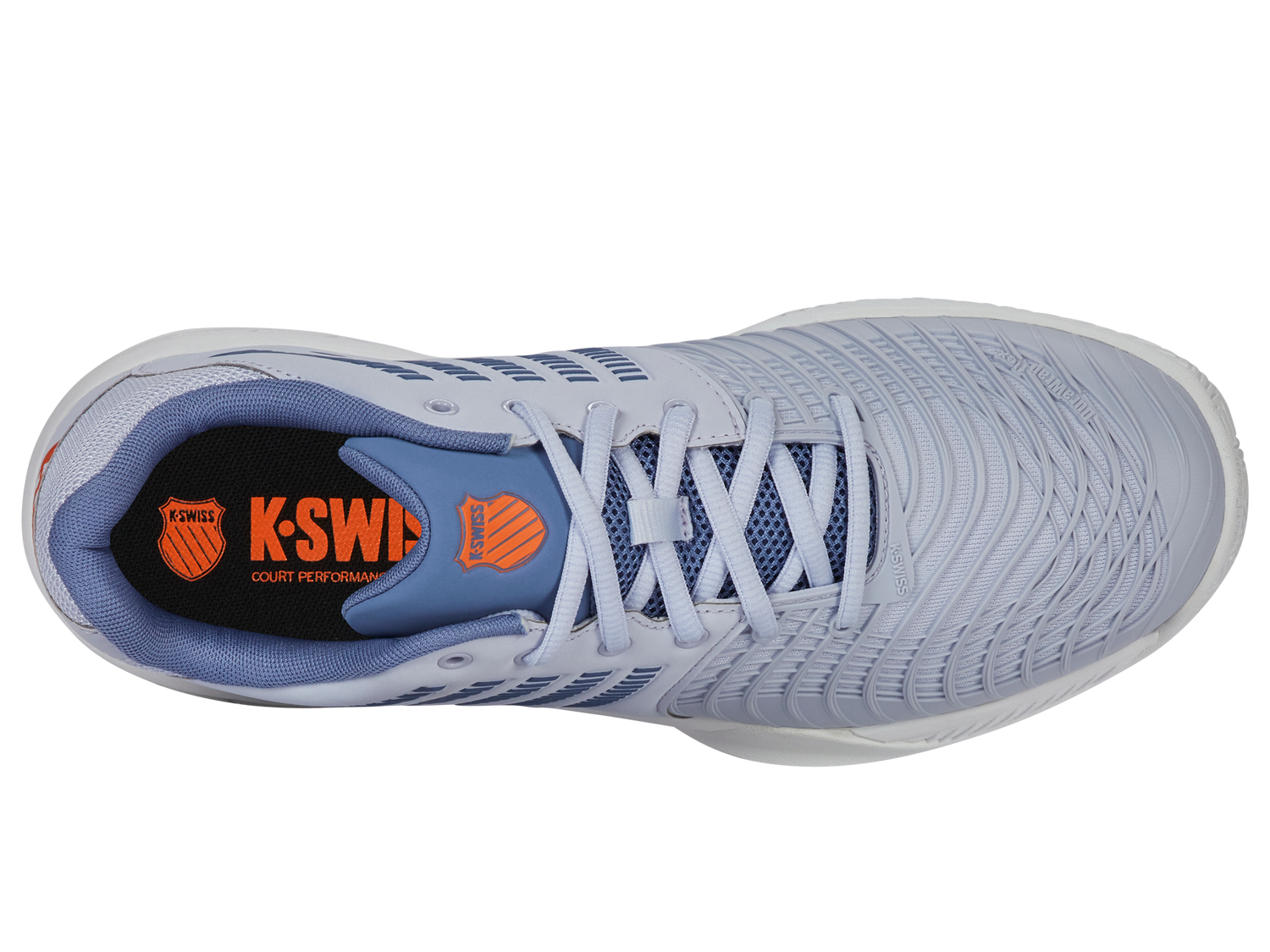 K-Swiss Express Light 3 (Mens) - Arctic Ice/Infinity/Scarlet Ibis