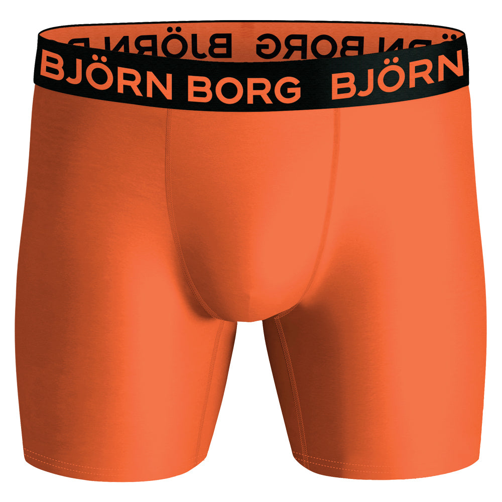 Bjorn Borg Performance Boxer (3-Pack) - Black, Navy Blue, Orange