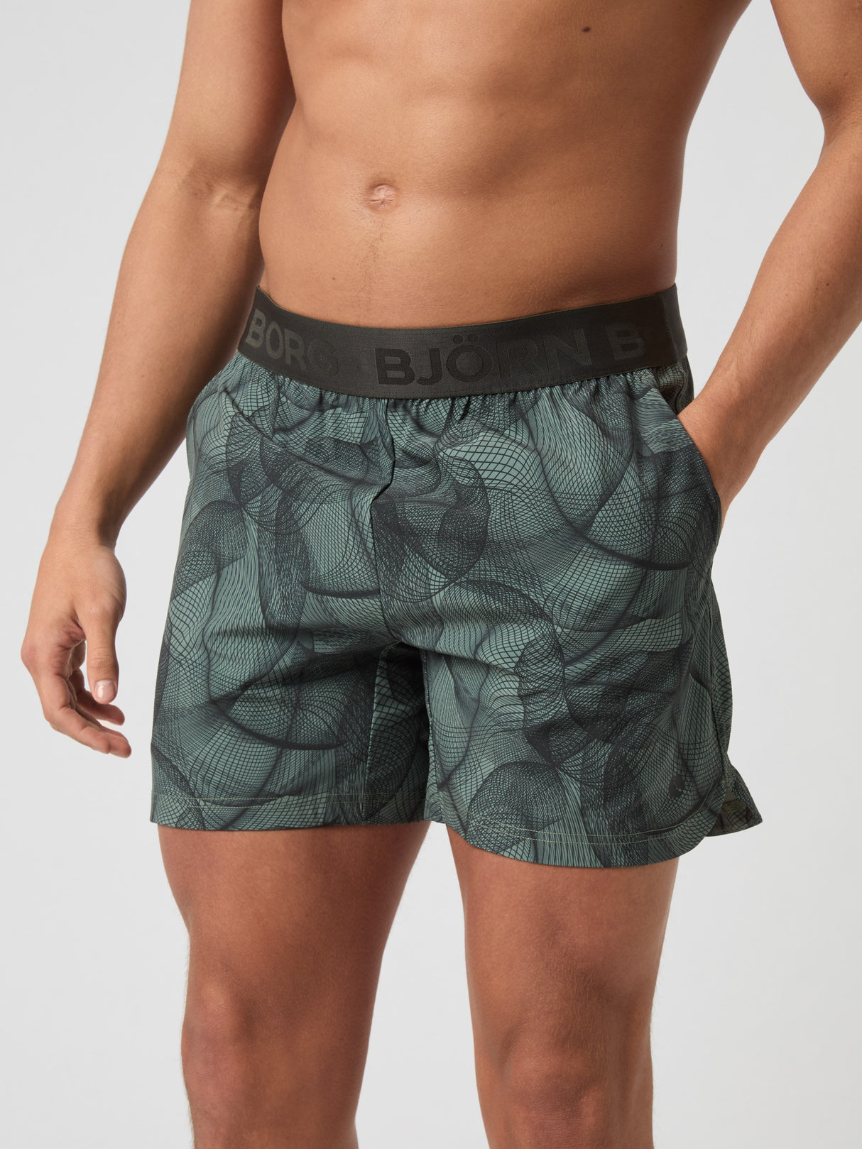 Bjorn Borg Ace Printed Short Shorts (Mens) - Bb Big Grind
