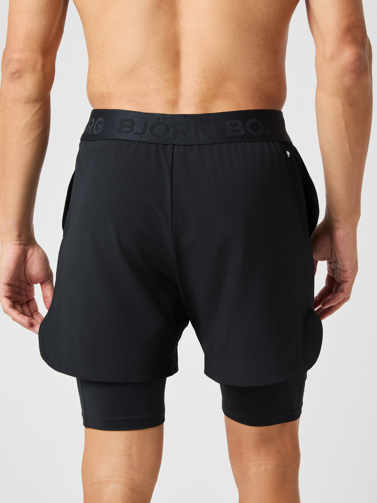Bjorn Borg Borg 2 In 1 Shorts (Mens) - Black Beauty
