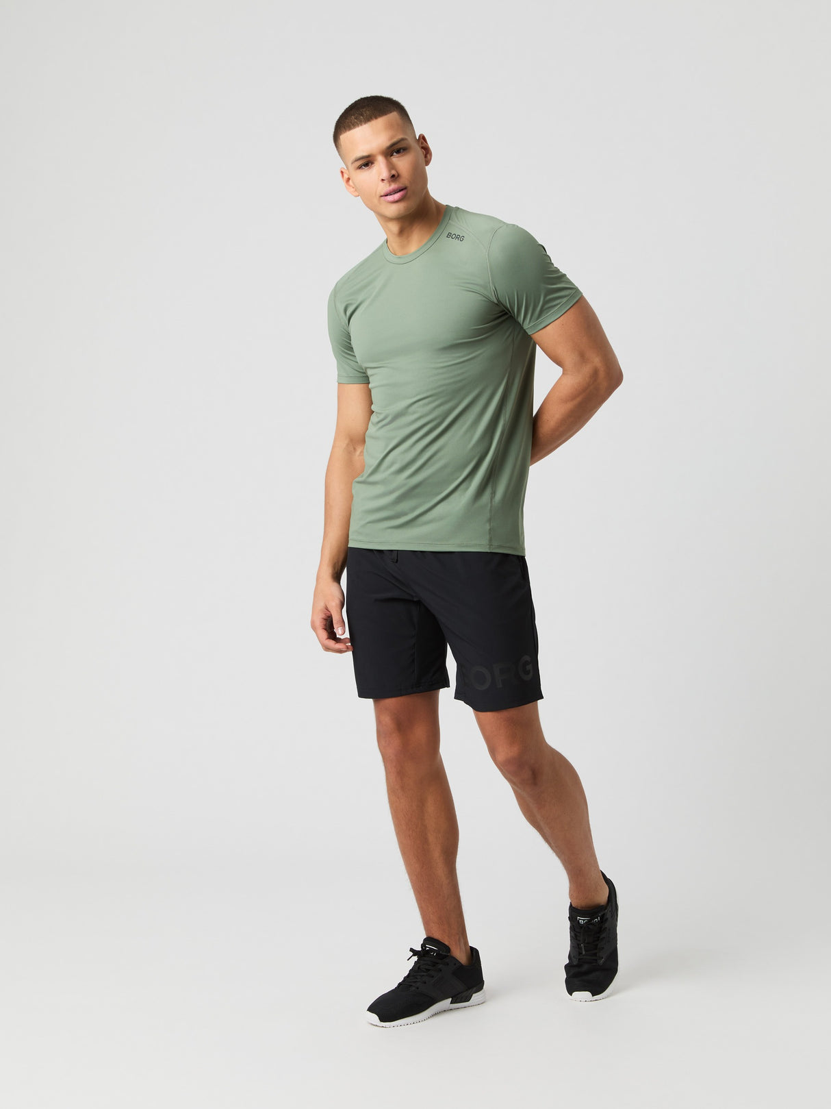 Bjorn Borg Athletic T-Shirt (Mens) - Agave