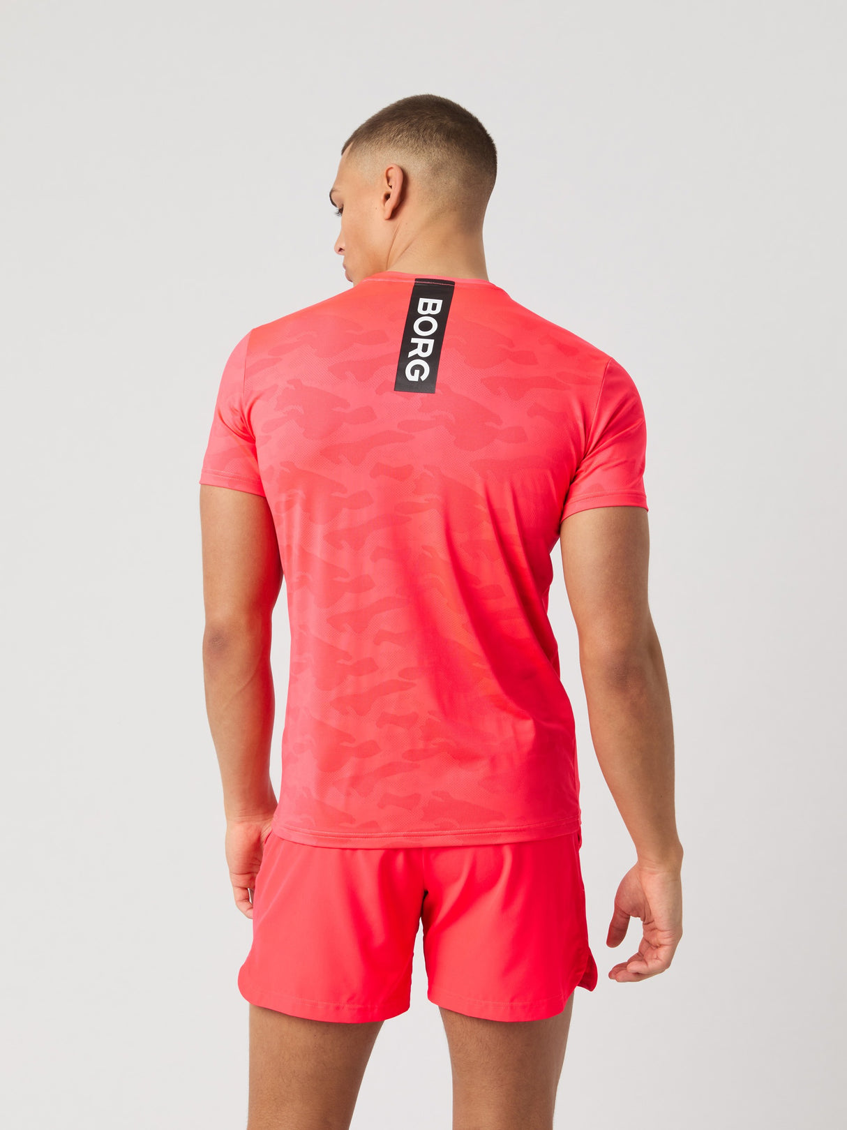 Bjorn Borg Performance T-Shirt (Mens) - Diva Pink