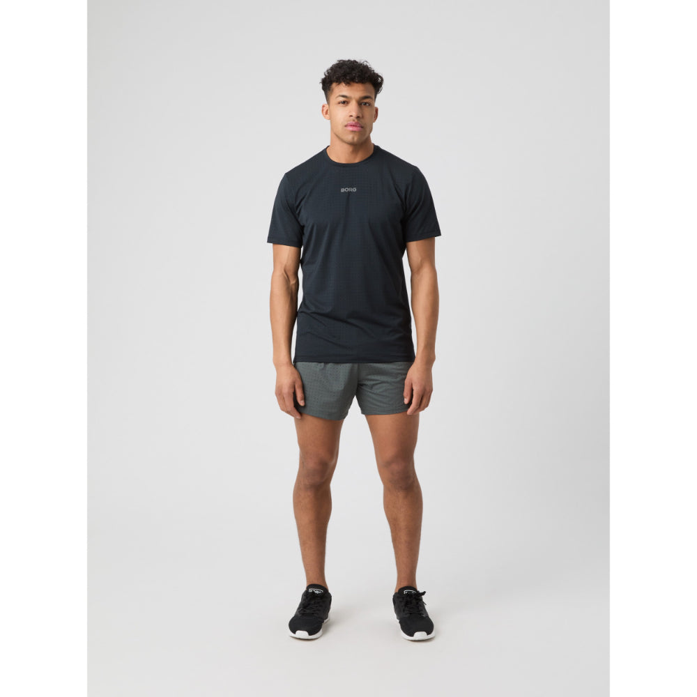 Bjorn Borg Borg Performance Perforated T-Shirt (Mens) - Black Beauty