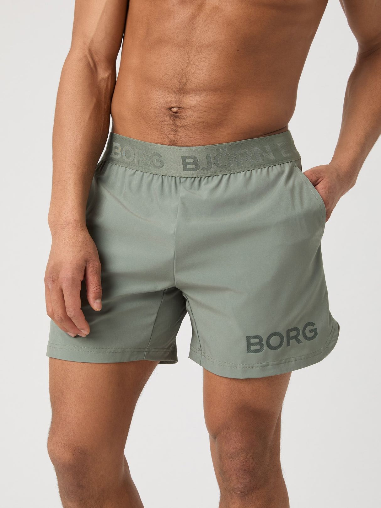 Bjorn Borg Short Shorts (Mens) Agave