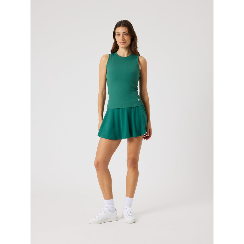 Bjorn Borg Ace Pocket Ribbed Tank Top (Ladies) - Posy Green