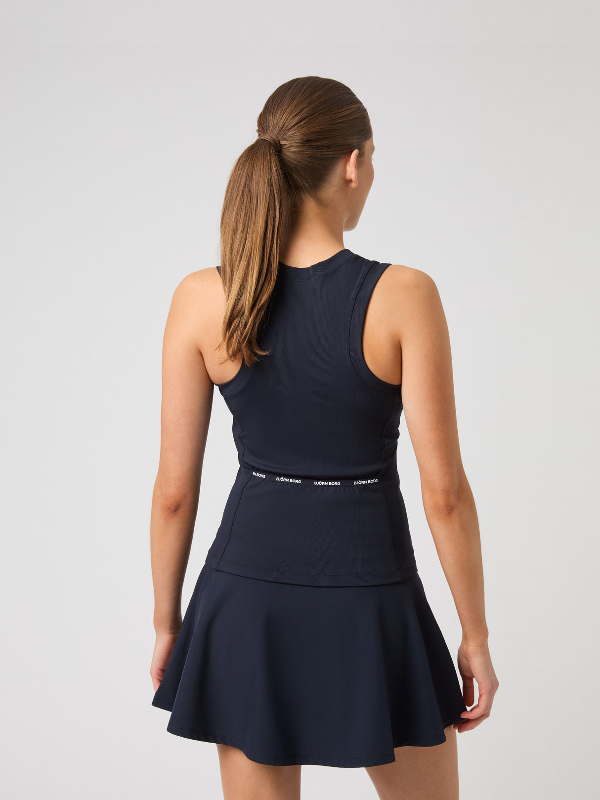 Bjorn Borg Ace Pocket Ribbed Tank Top (Ladies) - Night Sky