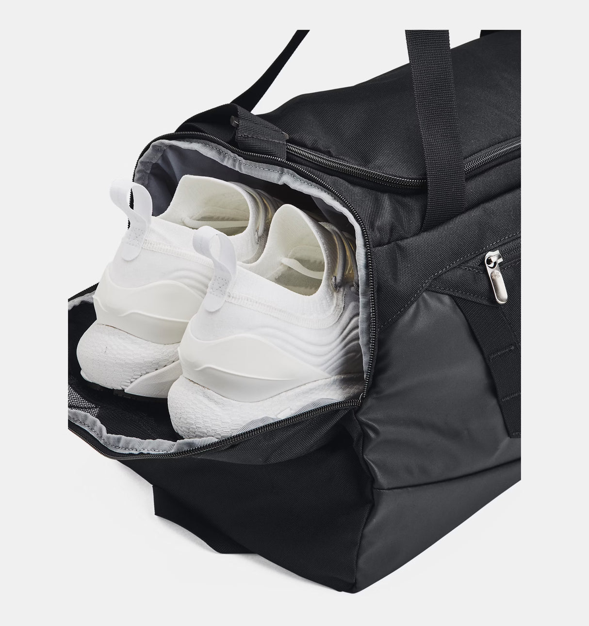 Under Armour Undeniable 5.0 Small Duffle Bag - Black / Black / Metallic Silver