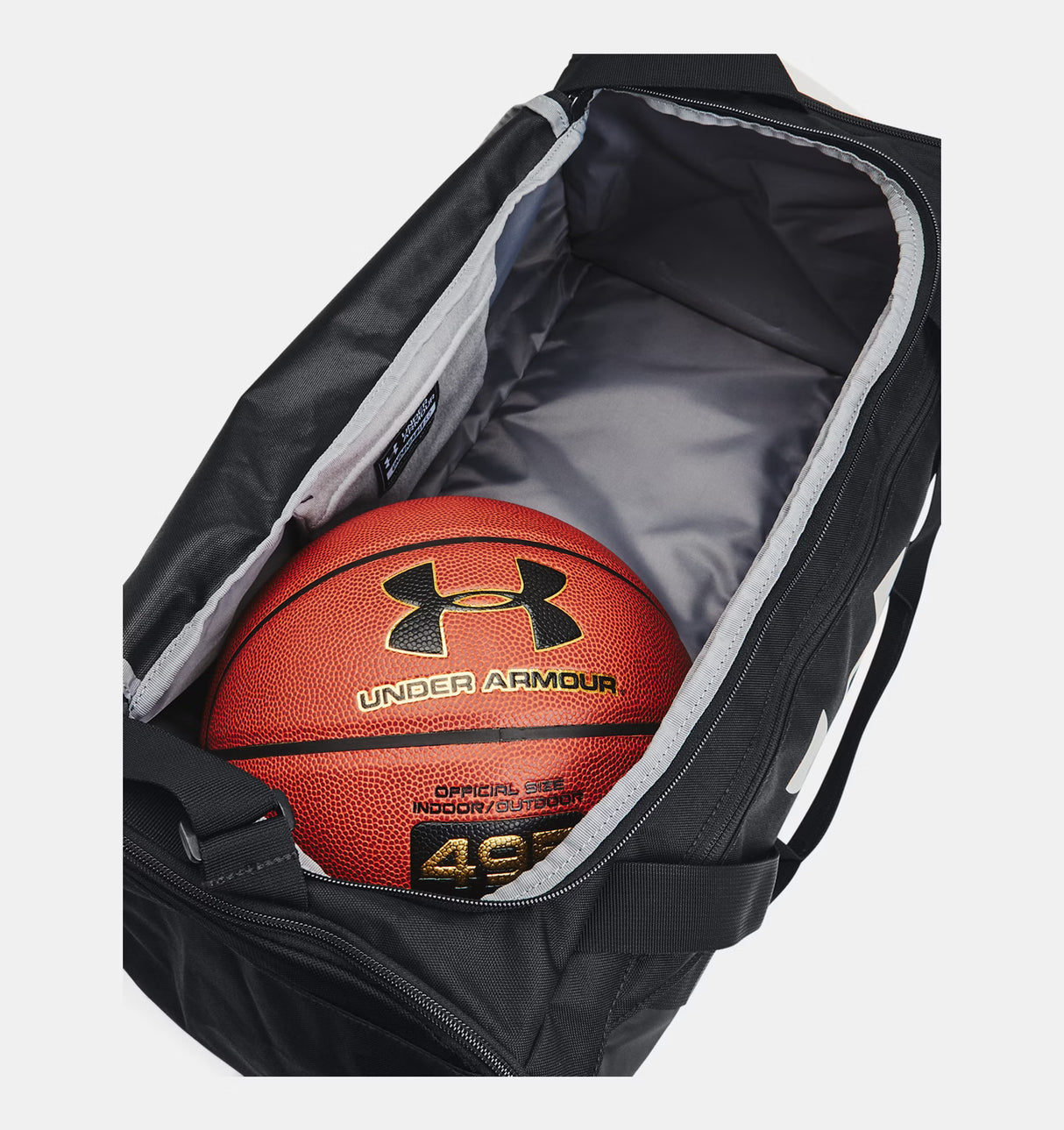 Under Armour Undeniable 5.0 Small Duffle Bag - Black / Black / Metallic Silver