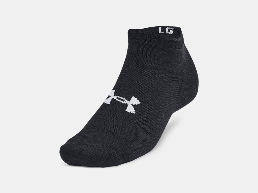 Under Armour Essential 6pk Low Cut Socks (Unisex) - Black