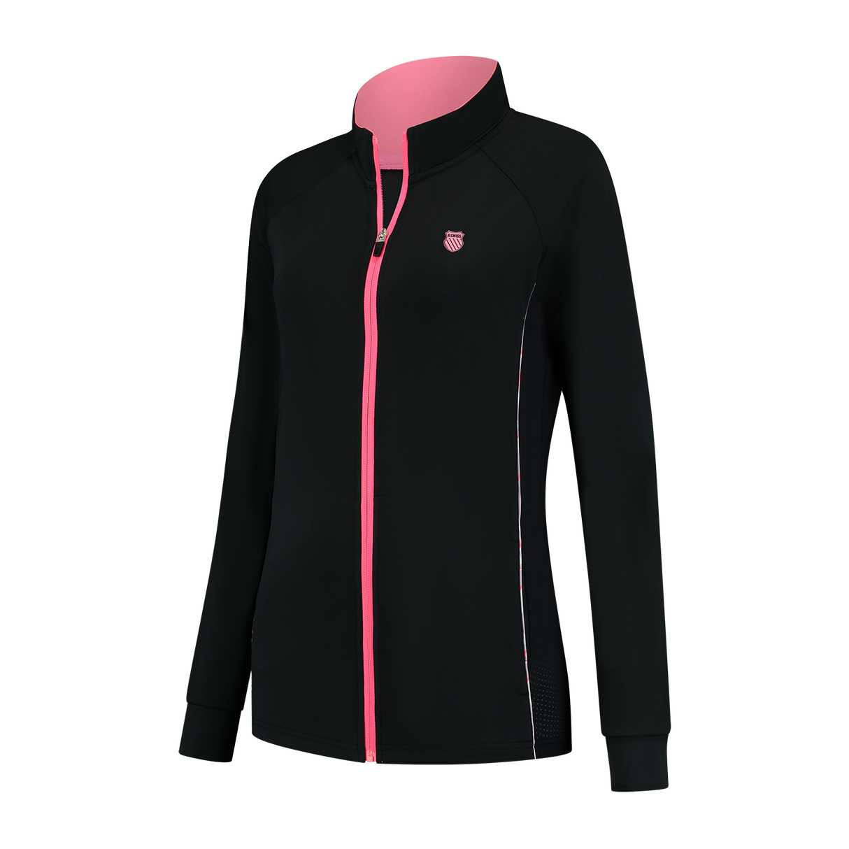 K-Swiss Hypercourt Tracksuit Jacket 4 (Ladies) - Black/Pink