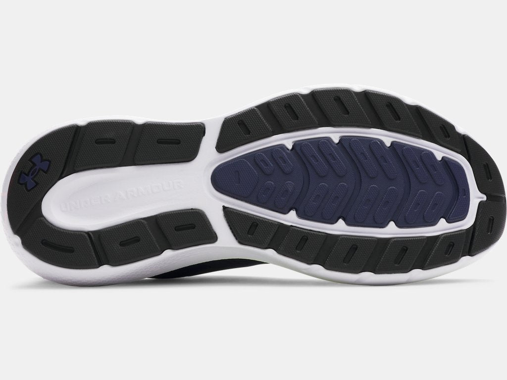 Under Armour Rogue 5 Running Shoes (Men's) - Washed Navy / High Viz Yellow / Black