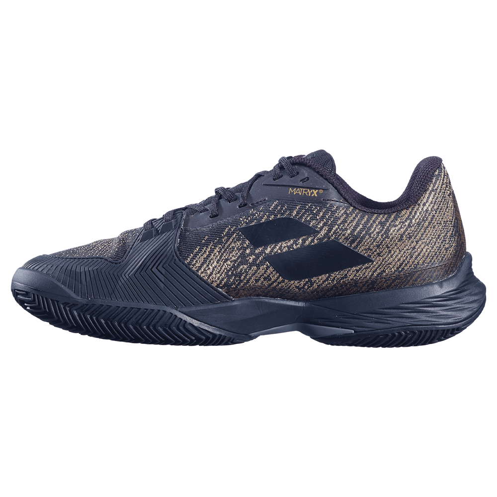 Babolat Jet Mach 3 Clay Court Tennis Shoes (Mens) - Black/Gold