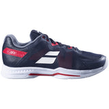 Babolat SFX3 All Court Tennis Shoes (Mens) - Black/Poppy Red