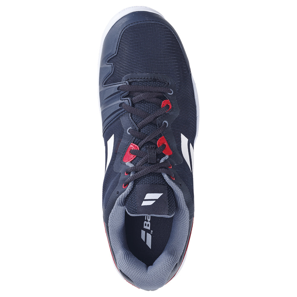 Babolat SFX3 All Court Tennis Shoes (Mens) - Black/Poppy Red