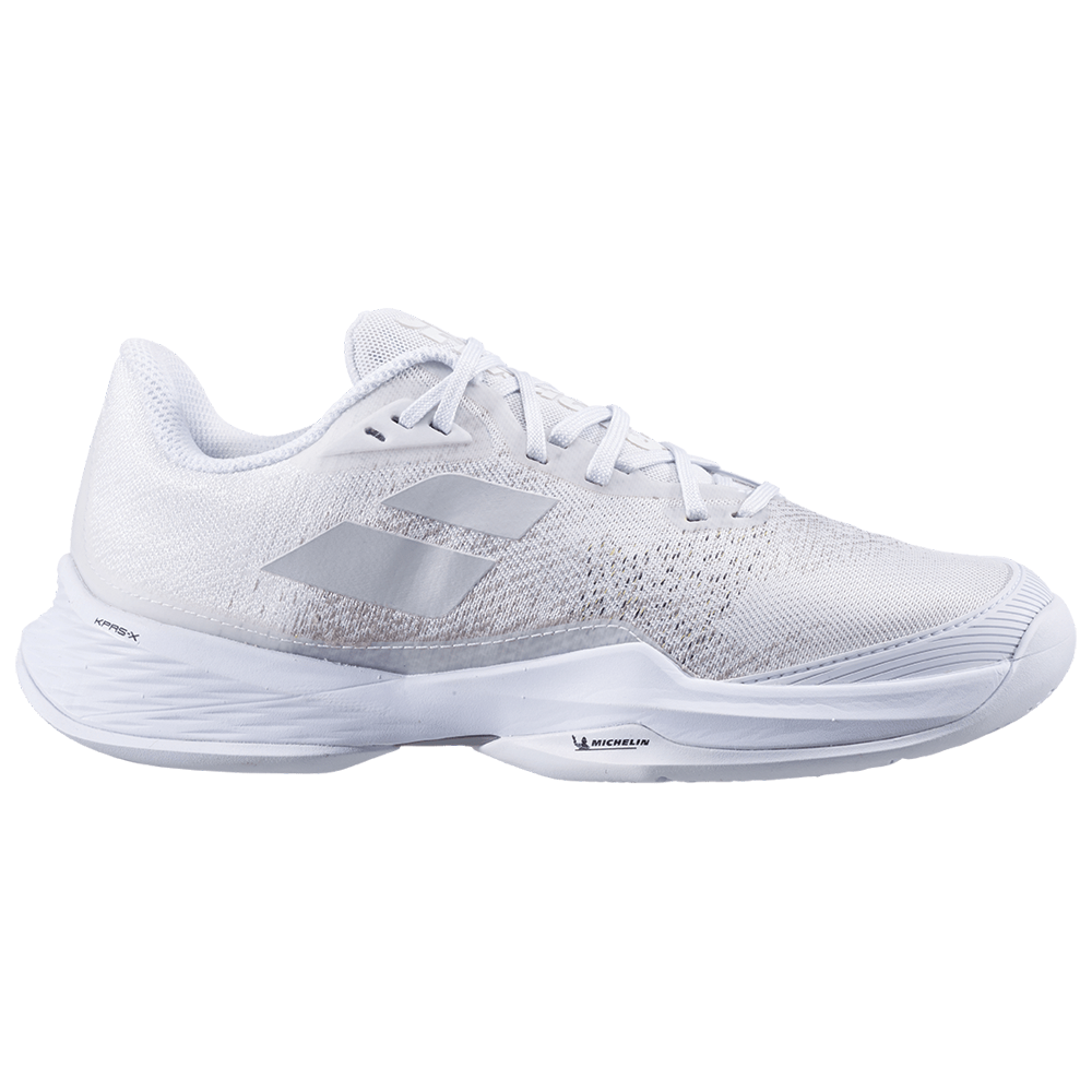 Babolat Jet Mach 3 All Court Tennis Shoes (Ladies) - White/Silver
