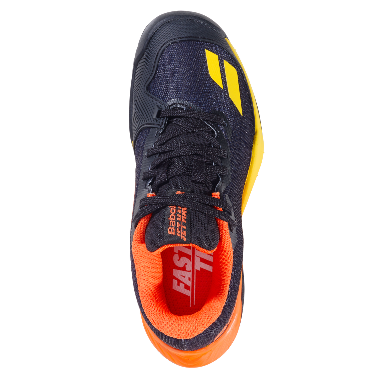 Babolat Jet Mach 3 Junior All Court Tennis Shoe (Boys) - Black/Sunset
