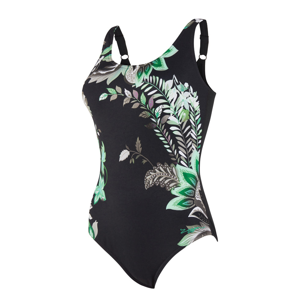 Swimming Costume Zoggs Adjustable Scoopback Women - Botanica