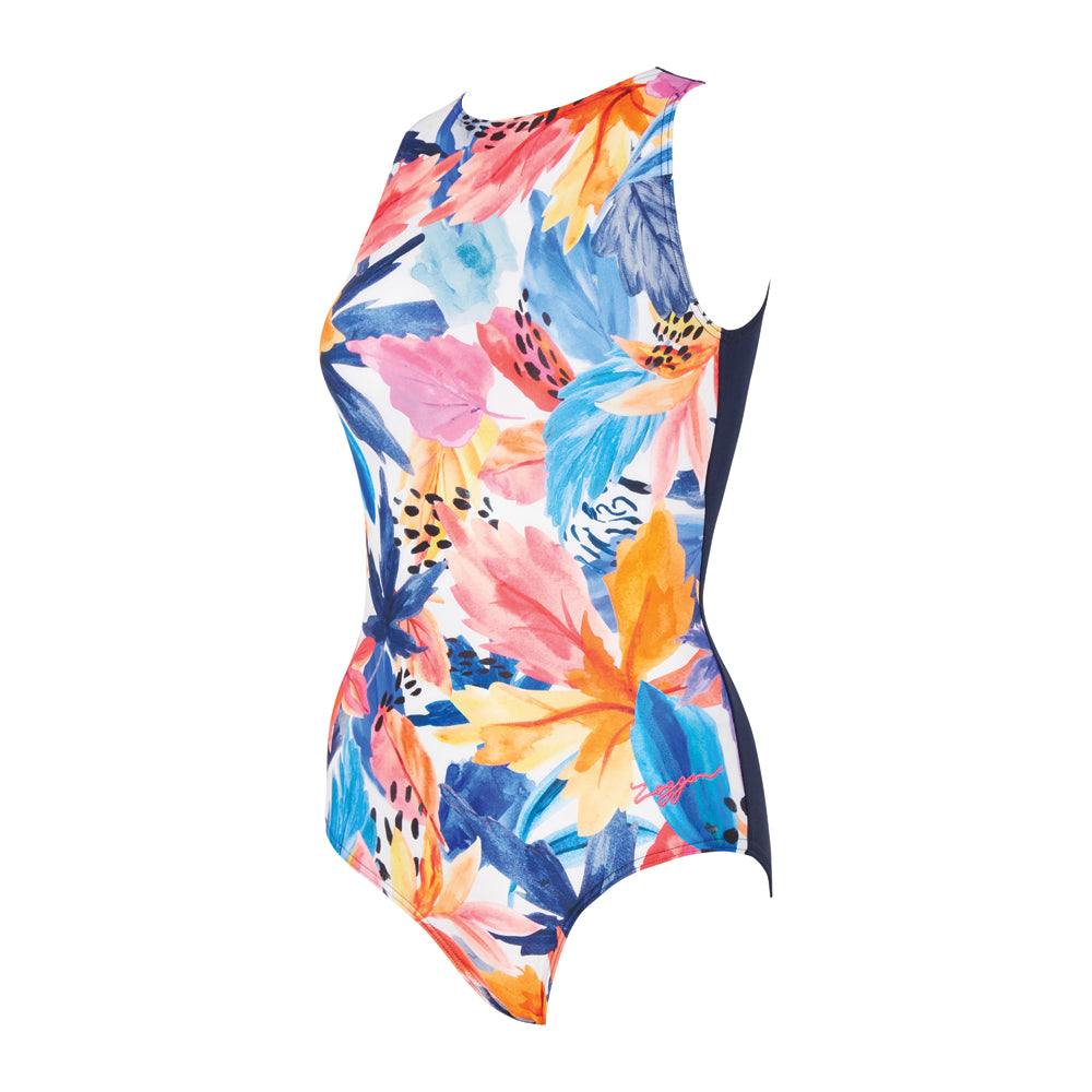 Swimming Costume Zoggs Hi-Front Women - Biarritz