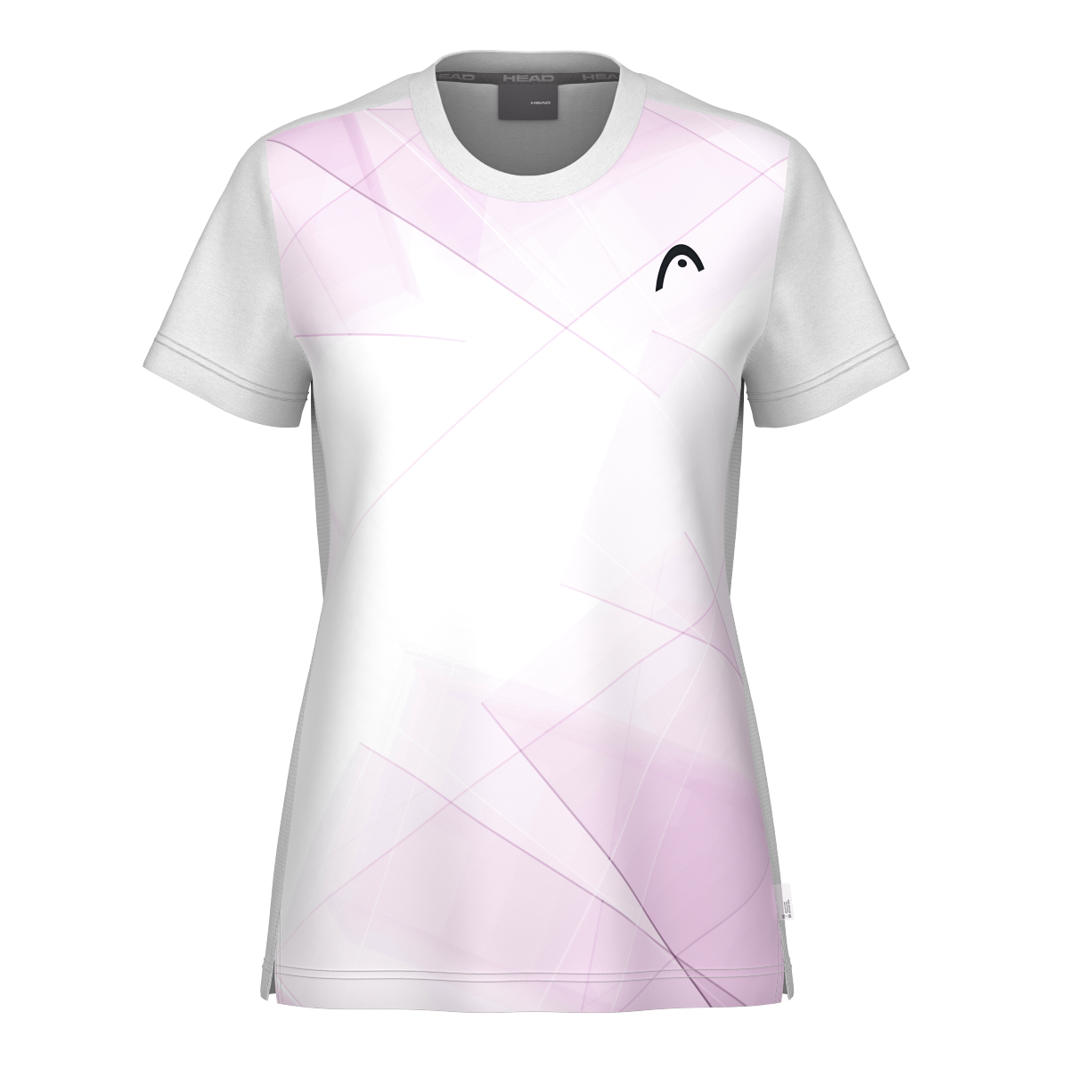 HEAD Tie-Break T-Shirt Girls - White/Alight Lilac
