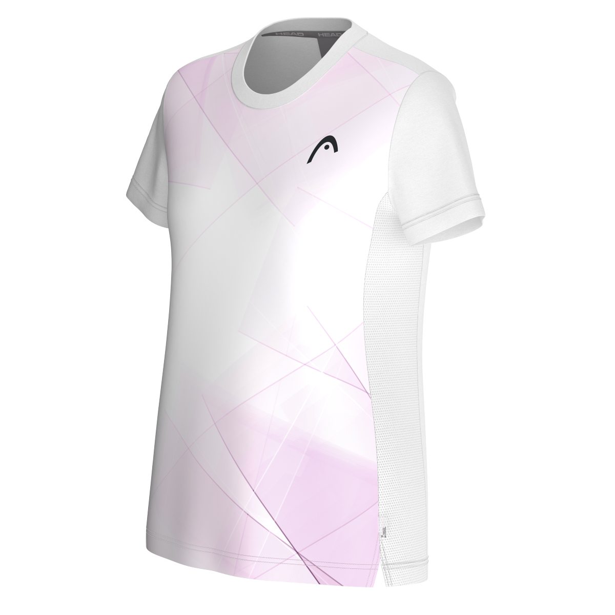 HEAD Tie-Break T-Shirt Girls - White/Alight Lilac