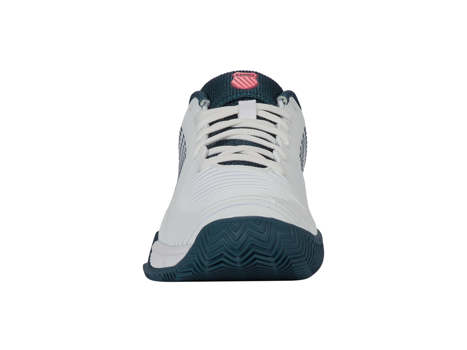 Hypercourt Express 2 Clay (Junior) White/Stargazer/Neon Blue