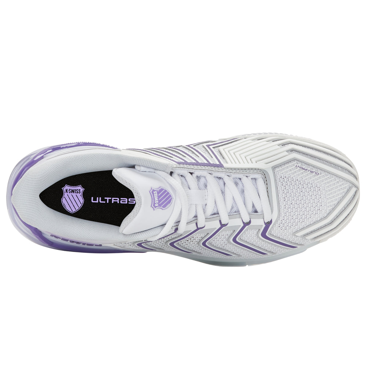 K-Swiss Ultrashot 4 Clay (Ladies) - White/Lunar Rock/Purple Haze