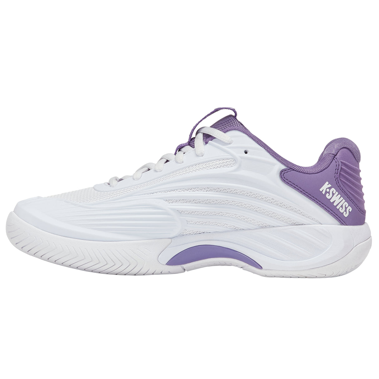 K-Swiss Hypercourt Express 3 (Ladies) - White/Purple Haze/Lunar Rock