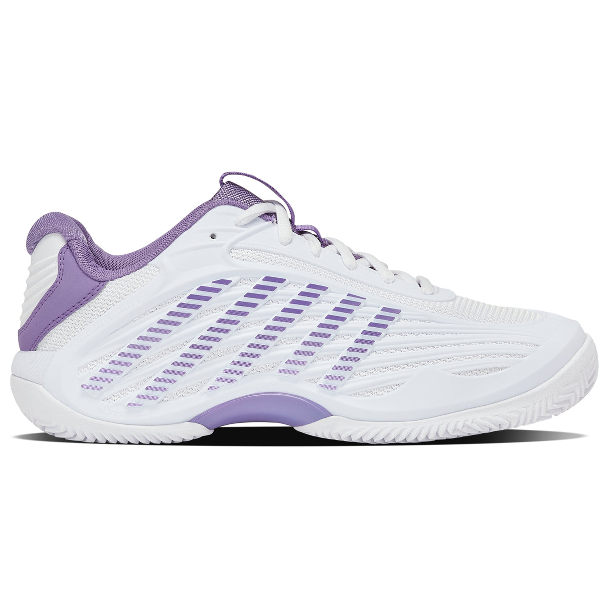 K-Swiss Hypercourt Express 3 Clay Court Tennis Shoe (Ladies) - White/Purple Haze/Lunar Rock