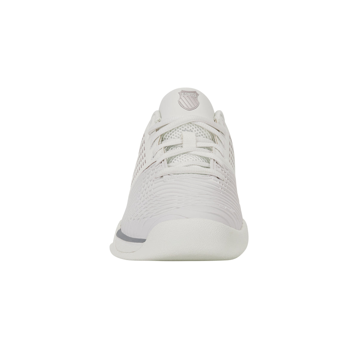 K-Swiss Express Light 3 Carpet Tennis Shoe (Ladies) - Blanc de Blanc/Ultimate Grey/Rose Gold