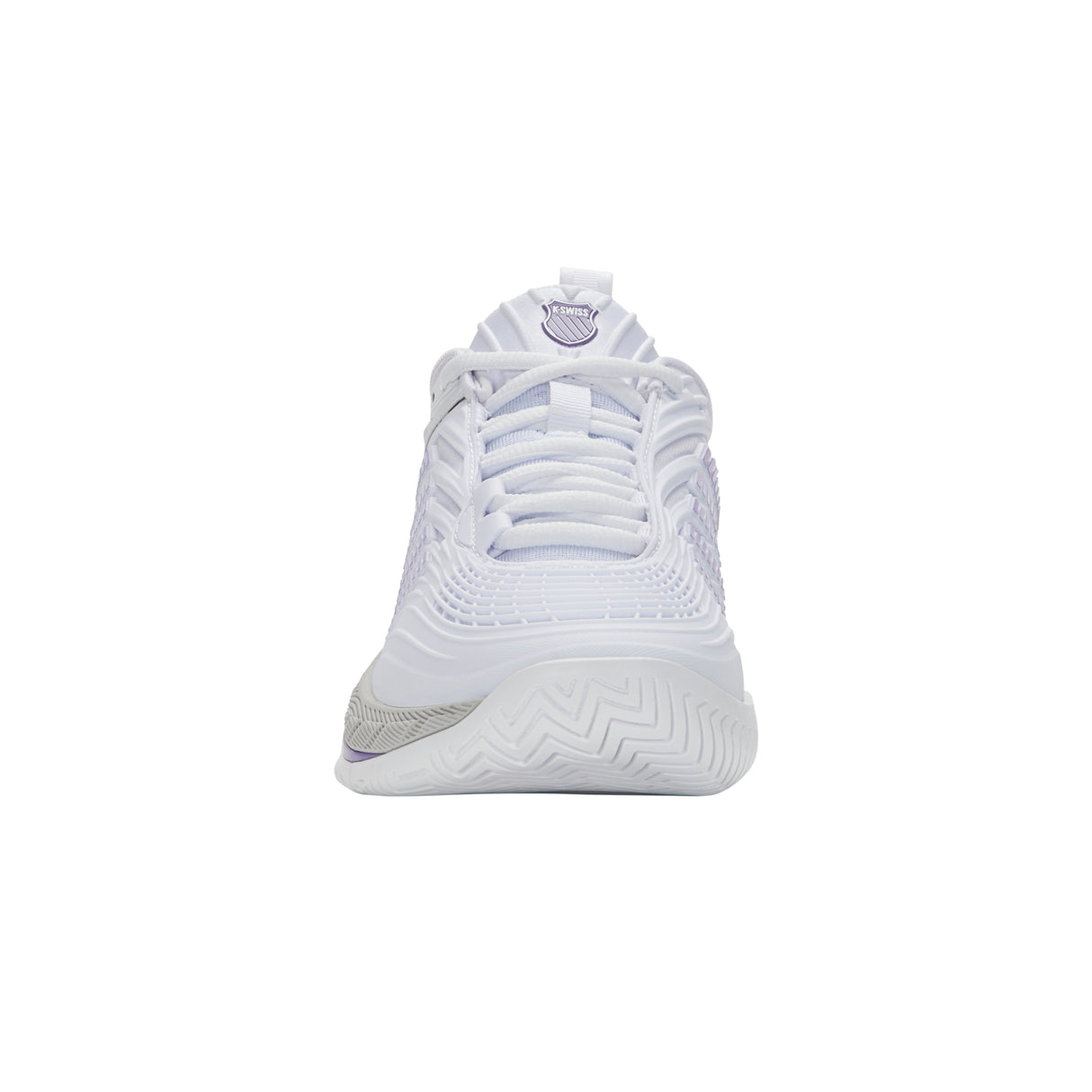 K-Swiss Hypercourt Supreme 2 (Ladies) - White/Lunar Rock/Purple Haze