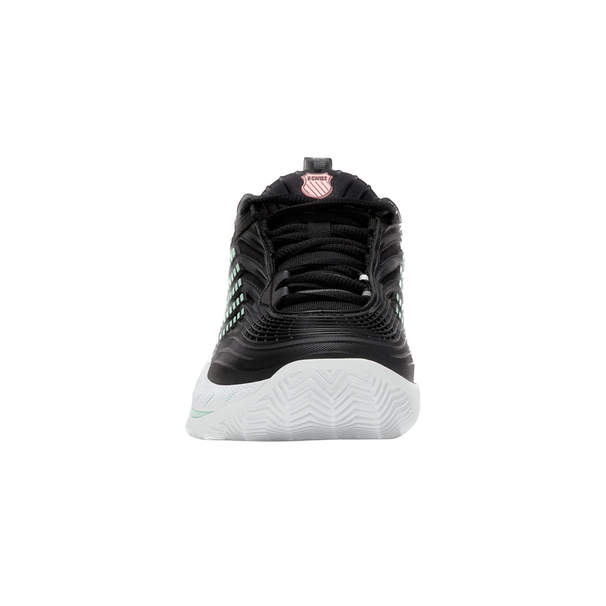 K-Swiss Hypercourt Supreme 2 Clay Court Tennis Shoe (Ladies) - Black/Neon Mint/White