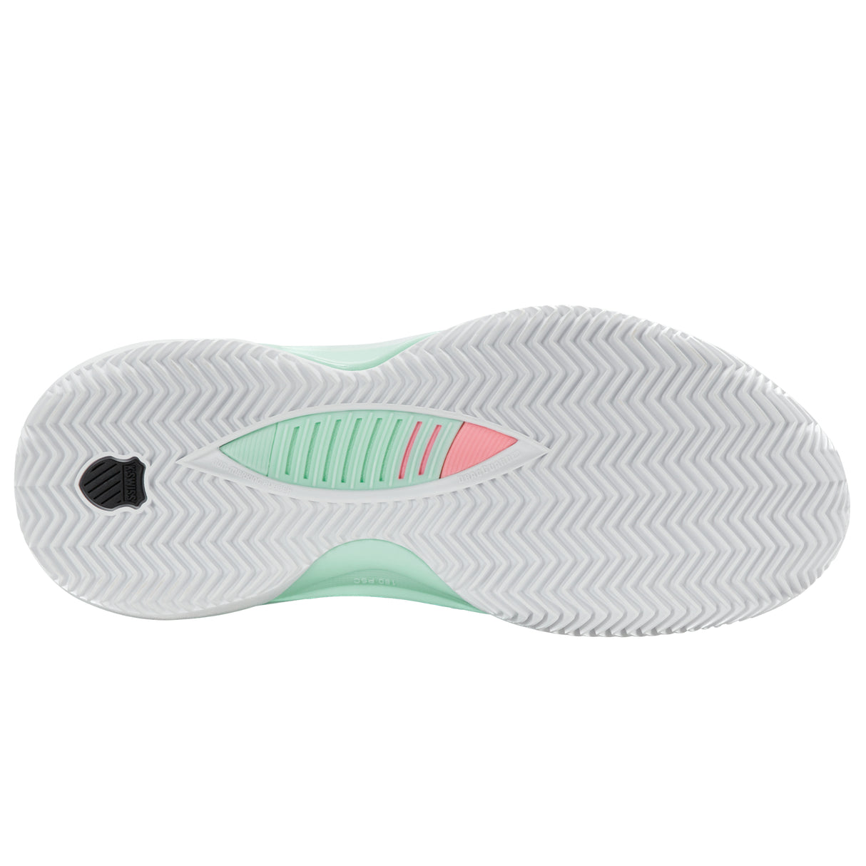 K-Swiss Hypercourt Supreme 2 Clay Court Tennis Shoe (Ladies) - Black/Neon Mint/White