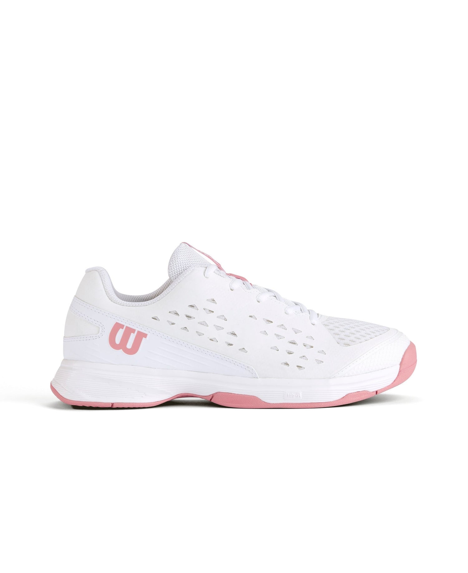 Wilson Rush Pro Ace Junior Tennis Shoes - White / White / Mauveglow