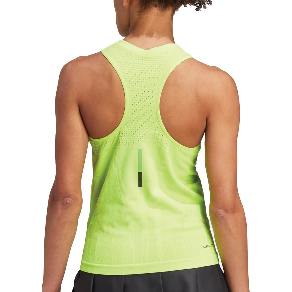 adidas Aeroready Pro Seamless Tennis Tank Top (Ladies) - Lucid Lemon