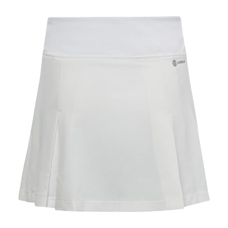 Adidas Pleated Tennis Skirt (Girls) - White