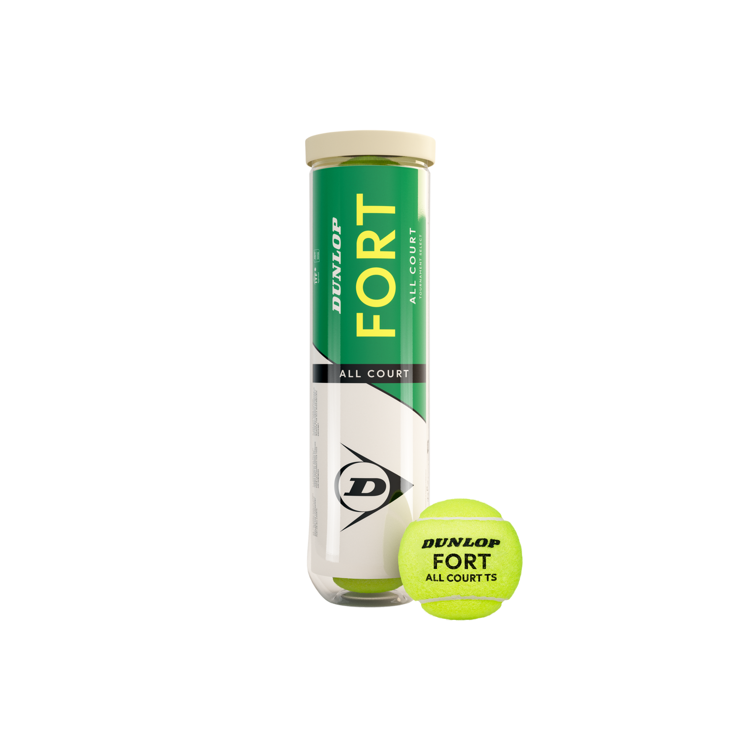 Dunlop Fort All Court Tournament Select (4 Ball Can)