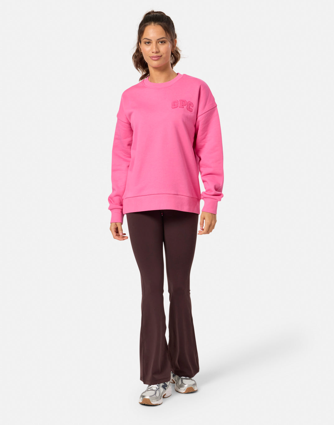 Gym+Coffee Cascade Crew (Ladies) - Sangria Sunset