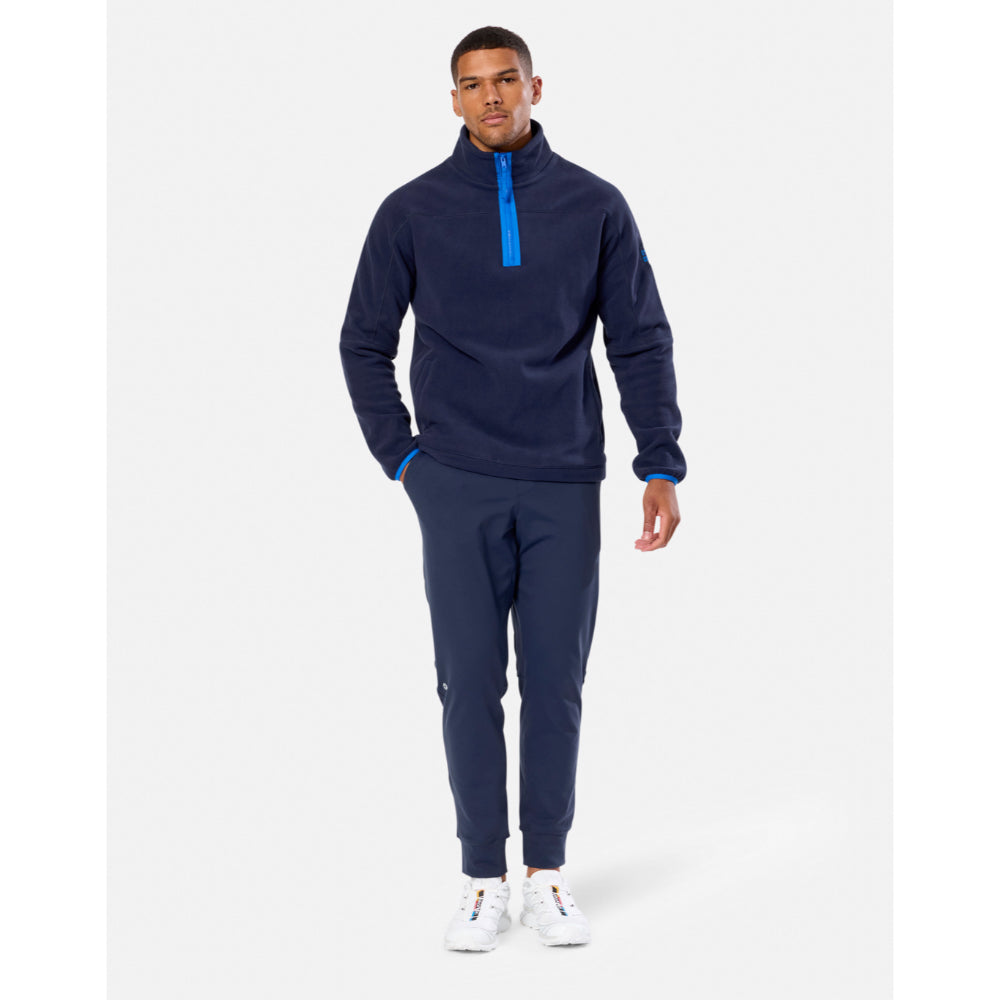 Gym+Coffee Half Zip Polar Fleece (Mens) - Twilight Navy