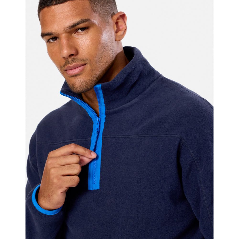 Gym+Coffee Half Zip Polar Fleece (Mens) - Twilight Navy