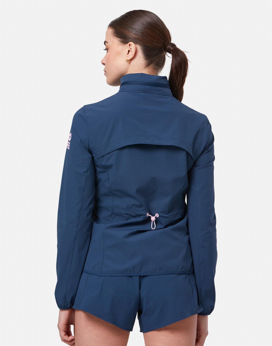 GymPlusCoffee Celero Jacket (Ladies) - Petrol Blue