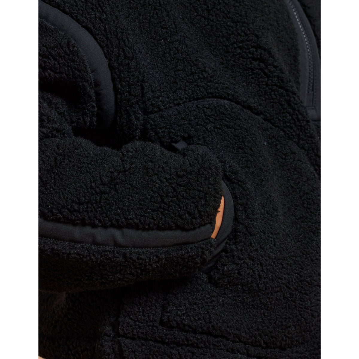 Gym+Coffee Industry Fleece Half Zip (Ladies) - Deep Black