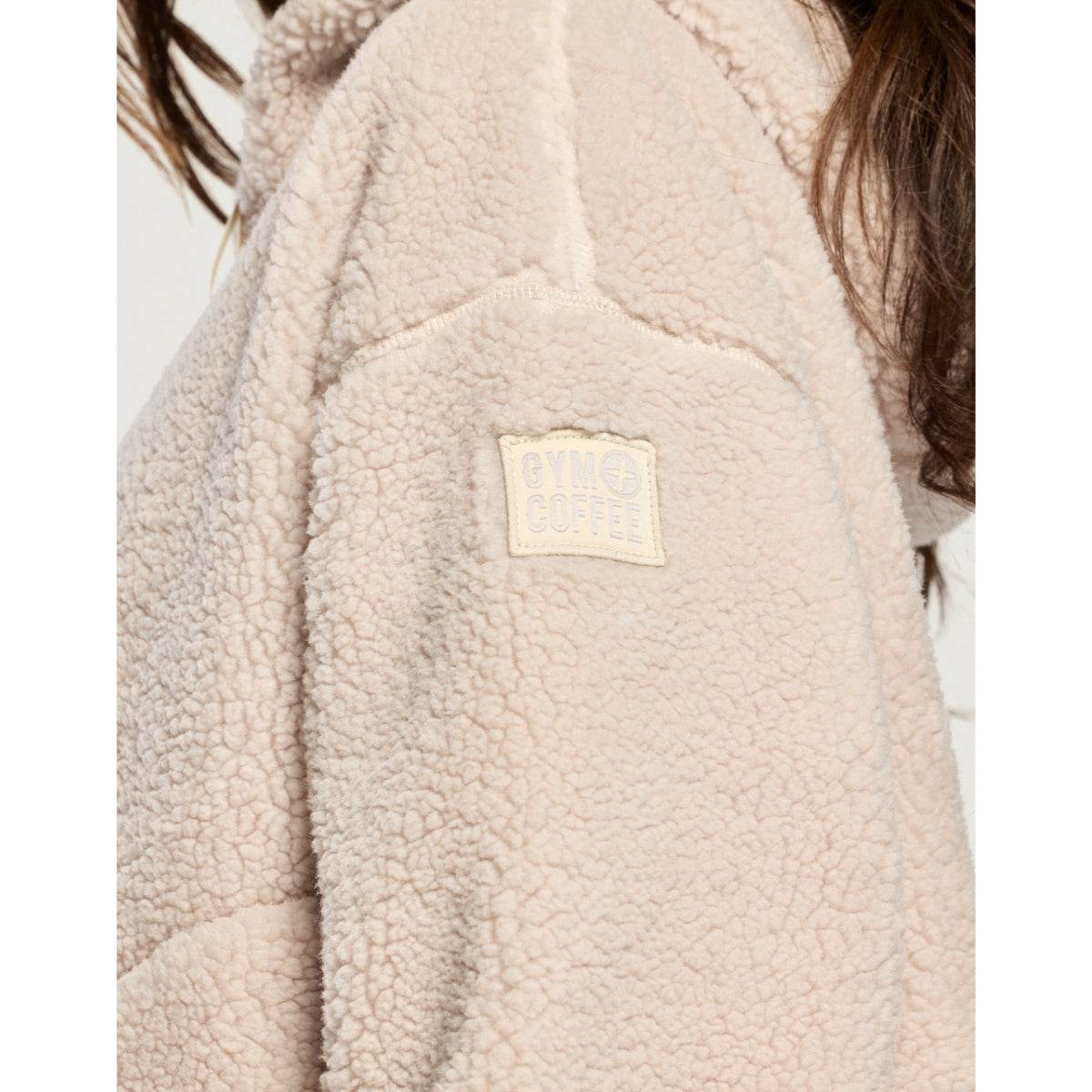 Gym+Coffee Industry Fleece Hooded Full Zip (Ladies) - Natural